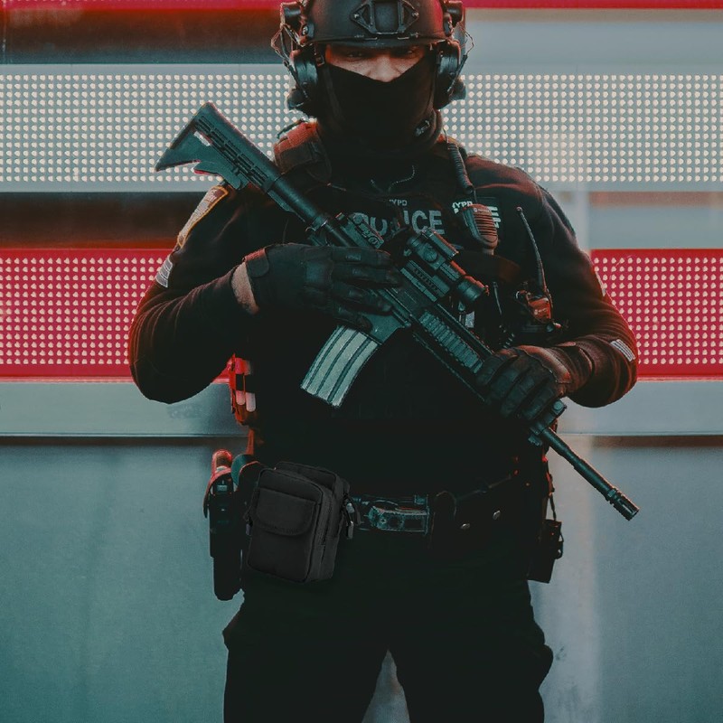 JEELAD Dump Pouch, Multi-functional Pouch, Molle Compatible, Shoulder Bag, EDC