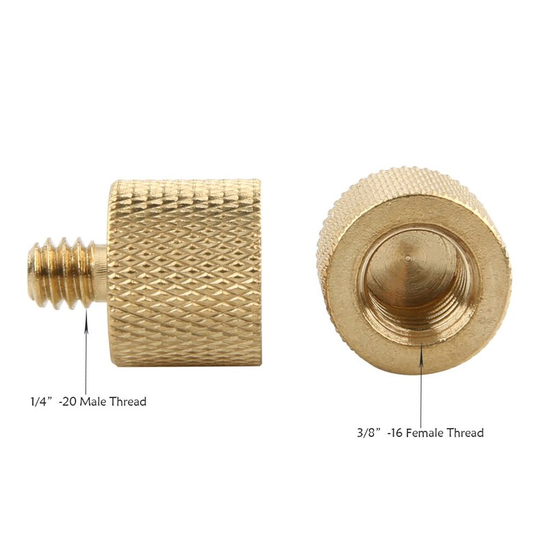 NICEYRIG Camera Screw Adapter Screw Adapter (1/4 Male to 3/8
