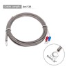 sourcing map K Type Thermocouple Temperature Sensor PT100 6mm Ring