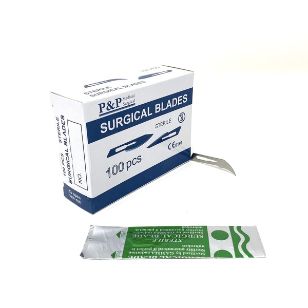 Disposable Surgical Scalpel Blades Sterile High Grade Carbon Steel 2.1%