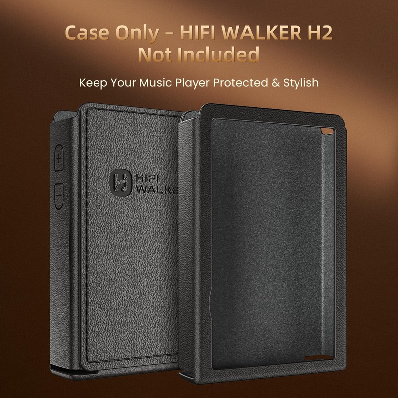 Protective PU Leather Case for H2 Portable HiFi Music Player,