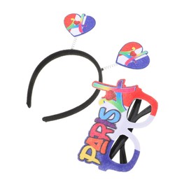 Healeved 1 Set Decorative Headband Heart Headband Eyewear for Sports Events Parties Daily Wear Comfortable Secure Fitting Versatile Hair Accessory for All Occasions