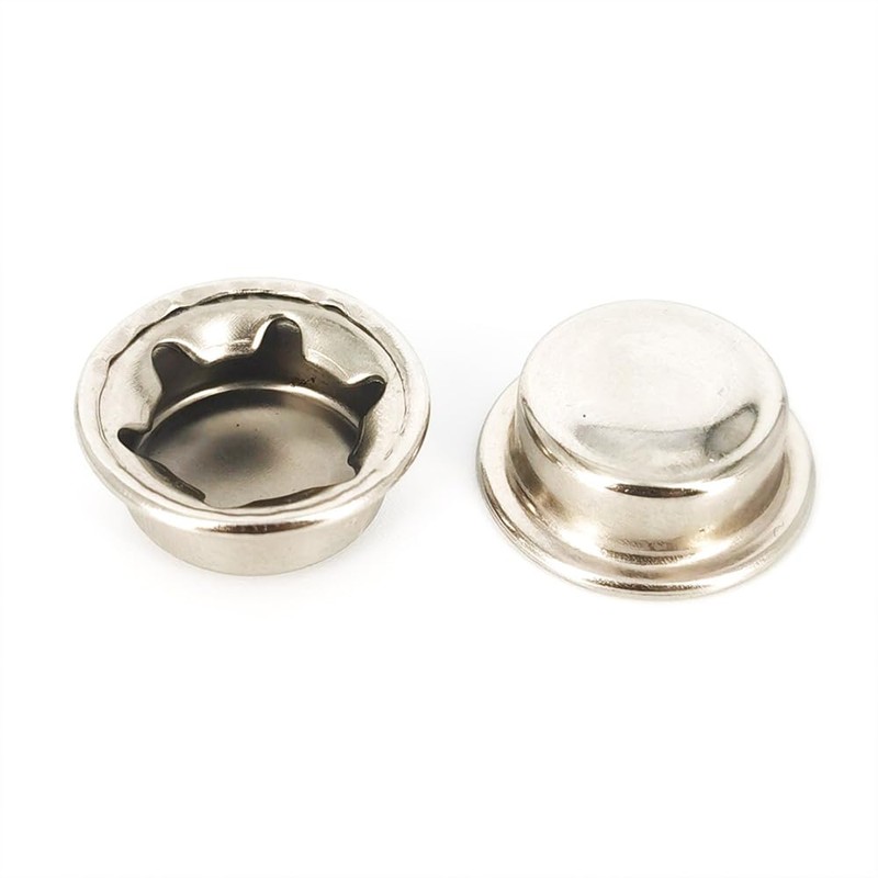 Alamic Push on Pushnut Cap Stud 1/2 Inch Axle Cap
