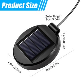 Joycabin 2 Stück Solar Blumenlichter Ersatz Top Solarbatteriekasten Solarleuchten Ersatzteil für Solar Blumenlichter Ersatzteil Outdoor Flower solar Lights Garten Hof Weg Dekoration Light