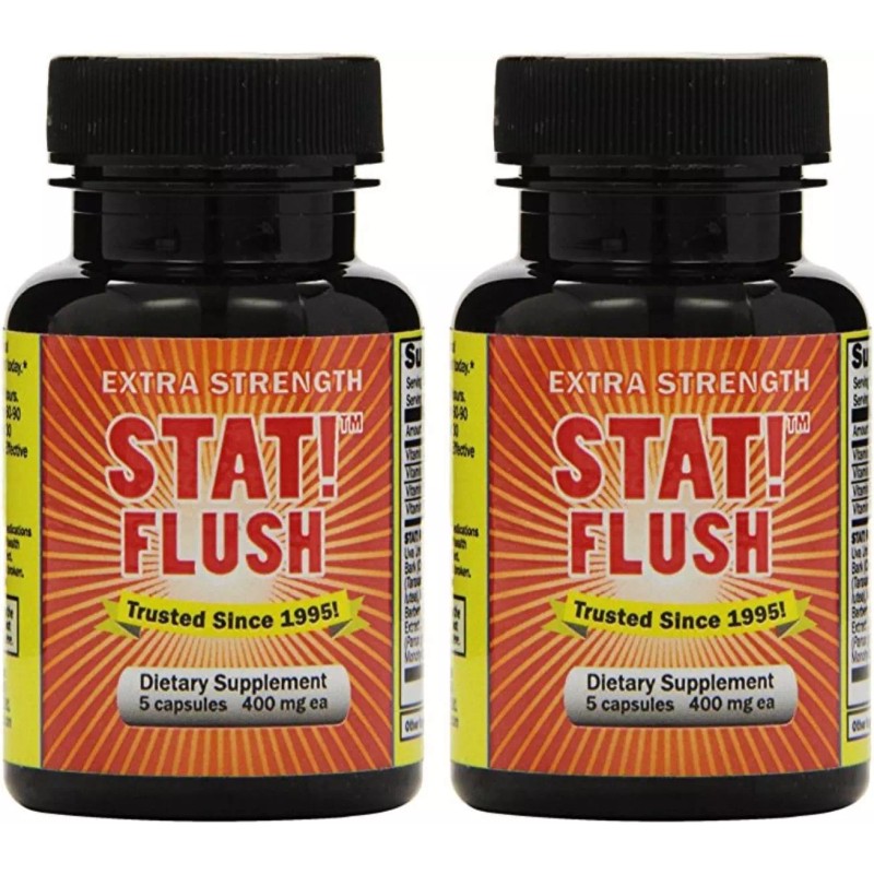 Sarken Stat Flush 5 Capsules Flush, Pack of 2