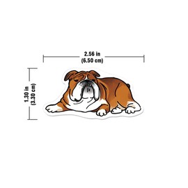 WIRESTER Set of 2 Fresh Scented Car Air Freshener Vent Clip, Decorative Accessories, Interior Decoration for Cars - English Bulldog & English Bulldog (S1)