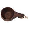 220ml Wooden Coffee Cup Comfortable Grip Handmade Eco Friendly Hot