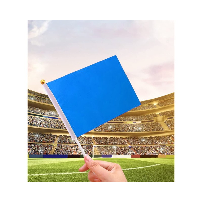 SCSpecial Small Flags 25 Pieces Mini Handheld Flags on Stick