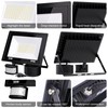 MIWAT 50W Plug in LED Motion Sensor Flood Light, PIR