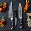 Sasaki 5228194 Masuta Japanese AUS-10 Stainless Steel Santoku Knife with