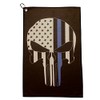 Thin Blue Line Punisher Police Golf Towels - Flag Golf
