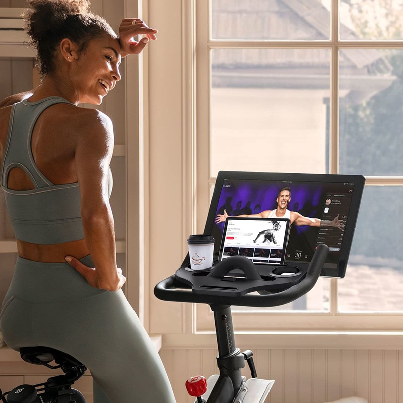 Qsxou Desk Attachment for Peloton Bike (NOT Bike+) Tray Holder