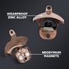 MAGCAP - Abrebotellas para exteriores montado en la pared, estilo