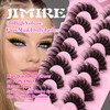 JIMIRE D Curl Faux Mink Lashes Fluffy Cat Eye 20MM