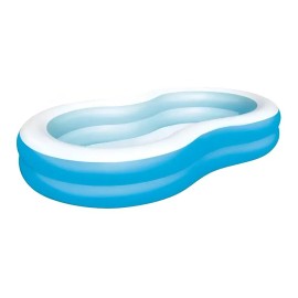 Alberca Para Niños Inflable Infantil Dos Aros 262cm Bestway Color Azul