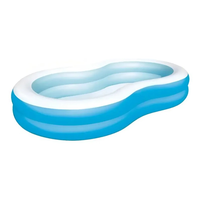 Alberca Para Niños Inflable Infantil Dos Aros 262cm Bestway Color