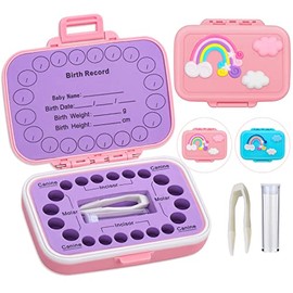 Soportes de dientes para recuerdo de niños, caja de recuerdo de dientes de bebé, protector de dientes, contenedor de dientes para dientes perdidos, soporte de almacenamiento de dientes para hada de