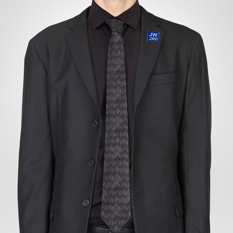 JW.ORG Square Gold Lapel Pin Jehovah Witness - 1" Square