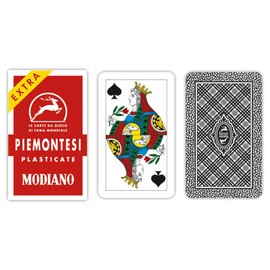 Modiano Piemontesi 4 - Regional Playing Cards