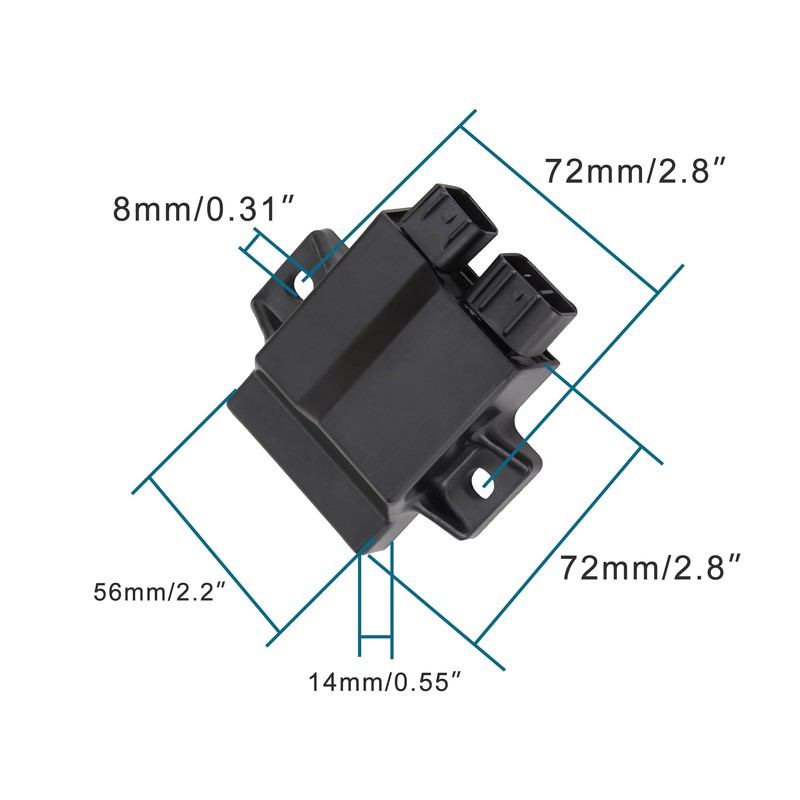 GOOFIT CDI Coil Unit Assy 3AA-06060-0 3AA-06060-0M CU7256 Replacement for