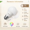 DiCUNO ProOE A19 LED Bulbs 60W Equivalent, 3000K Warm White,