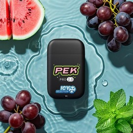 Pek Pro 2.0 Nasal Stick Inhaler,  FreshVibe, Natural Essential Oil:_Pro 2.0 Icy Green Grape