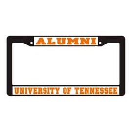 Tennessee Volunteers Alumni Plastic License Plate Frame (Black) Black