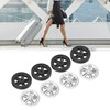 4Pcs Luggage Swivel Wheels Lightweight Flame Retardant Heat Insulation Suitcase