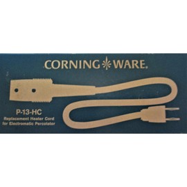 Vintage Replacement Black Electric Heater Cord for Corning Electromatic Percolators New Old Stock