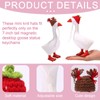 Lyreh 6pcs Desk Goose Hats, Woolen Yarn 7 Inches Desk