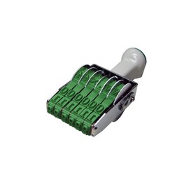 Sanby TK-016 Rotating Stamp Techno-Touch 6 Consecutive Japanese Mincho TK-016