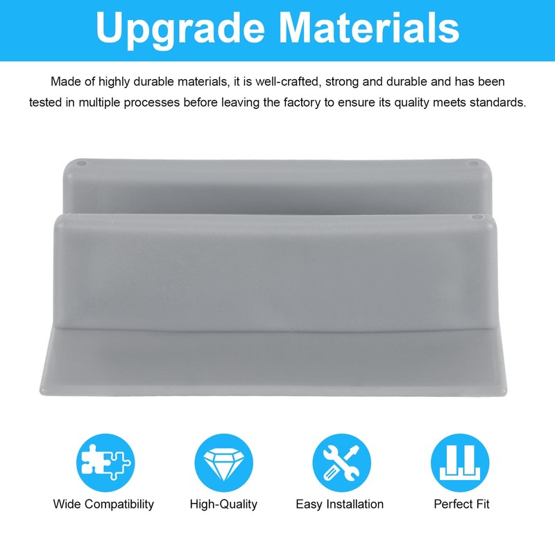 M6192 Sliding Shower Door Bottom Track, 1/2-inch Groove, for 7/16-inch