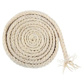 Cotton Yarn Macrame, 5 mm x 10 m Premium Cotton Macrame Yarn, Cotton Cord, Natural, 5 mm Cotton Rope, Colourful Cotton for Crafts, Knitting, Boho Decoration, Wall Hanging Decoration, Beige