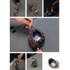 Camping Moon Alcohol Burner, Multi-Cloth Trivet, Storage Bag Included, Stainless