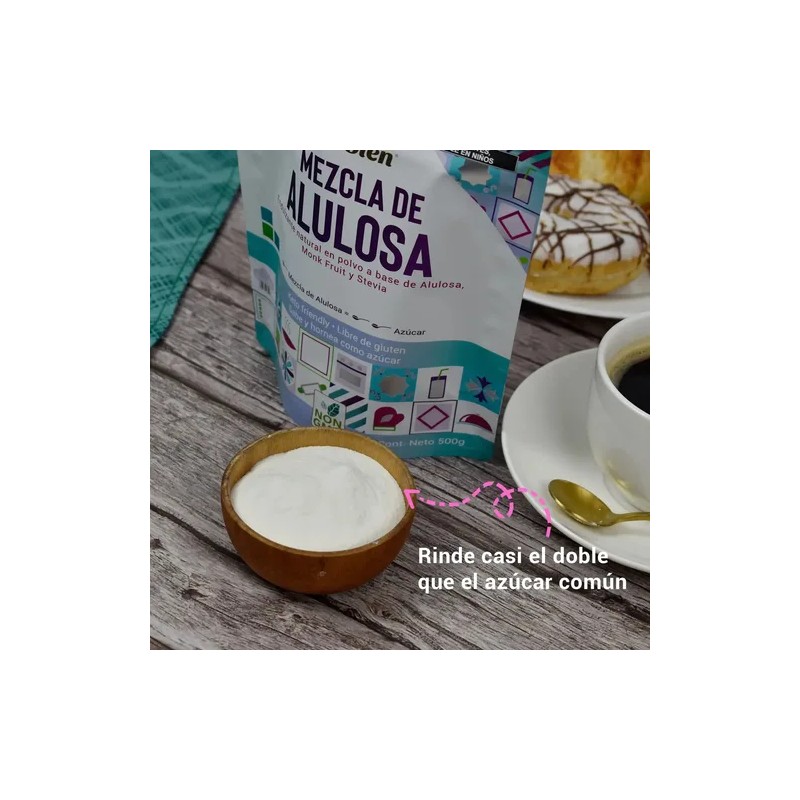 Ebien | Mezcla De Alulosa 500 G Endulzante Natural Keto