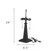 Capulina Tiffany Table Lamp Base Replacement for 14-18 Inches Lampshade