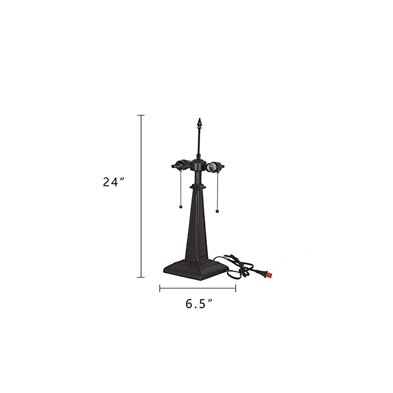 Capulina Tiffany Table Lamp Base Replacement for 14-18 Inches Lampshade