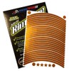 customTAYLOR33 Orange High Intensity Grade Reflective Copyrighted Safety Rim Tapes