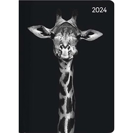 Ladytimer Midi Wild Life Art 2024 - Pocket Calendar 12 x 17 cm - Drops - with Matte Film - Note Book - Weekly - 192 Pages - Alpha Edition