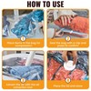 Vacuum Storage Bags,8 pack with Hand Pump .(2 Jumbo,2 Large,2