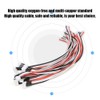 10pcs 20cm XH4P Male to Female Balance Extended Silicone Cable