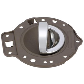 ECCPP Door Handles Interior Inside Inter Rear Driver Left Passenger Right Side for 2006-2010 for Jeep Commander Balck/Chrome 2pcs