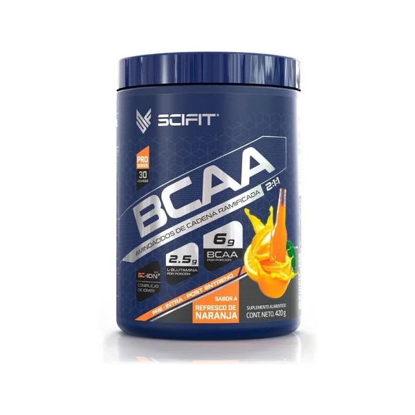 Scifit Aminoácidos Bcaa + Glutamina 420g | Complejo De Iones