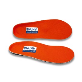 HUHV HEALIUM Boost+ Performance Unisex Insoles - Orange Boost, Men's 11 / Women's 13