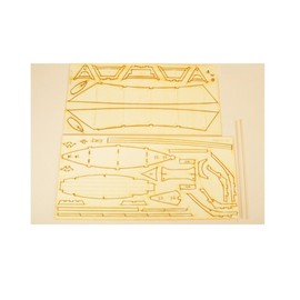 Desktop Wooden Model Kit Wooden Dory Boat / YG022 by Young Modeler