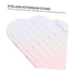 Mikinona Eyelash Extension Magnetic Display Tray Acrylic Lash Organizer Magnetic