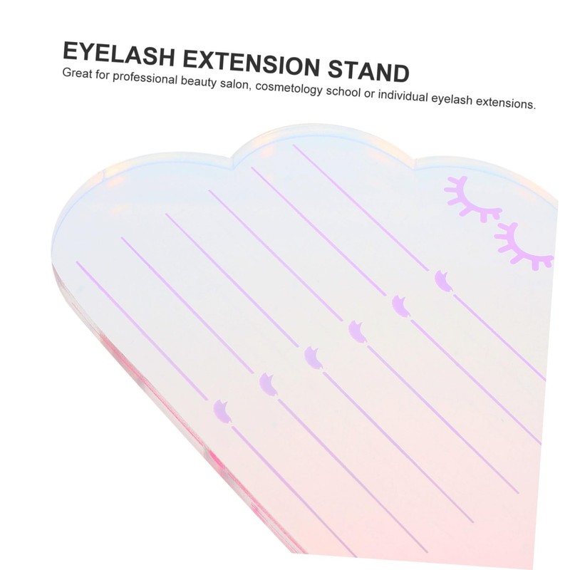 Mikinona Eyelash Extension Magnetic Display Tray Acrylic Lash Organizer Magnetic
