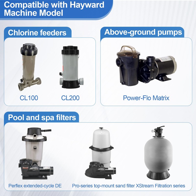 SP1500UNPAK2 Socket Quick Connect Union for Hayward Pool Pump and