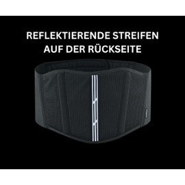 BLACKWILD Kidney Belt | Support and Comfort for Sports and Activities | Kidney Belt Motorcycle Men and Women | Breathable Design for Back Stability - Ideal for Motorcycling, Fitness, black
