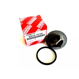 Genuine for TOYOTA Engine Coolant Thermostat + Gasket 90916-03100 & 16346-50010